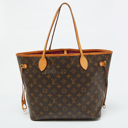 Louis Vuitton: Коричневая сумка  Neverfull MM