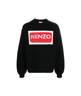 KENZO: Чёрный свитер 