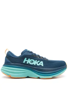 HOKA: Голубые кроссовки 