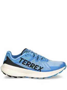 adidas: Голубые кроссовки  Terrex