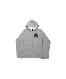 CHROME HEARTS: Кожаная толстовка 