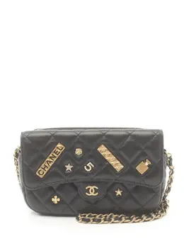 CHANEL Pre-Owned: Чёрная сумка 