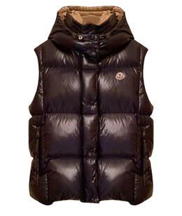 MONCLER: Чёрный жилет 