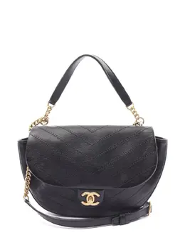 CHANEL Pre-Owned: Чёрная сумка 