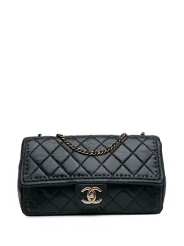 CHANEL Pre-Owned: Чёрная сумка через плечо 