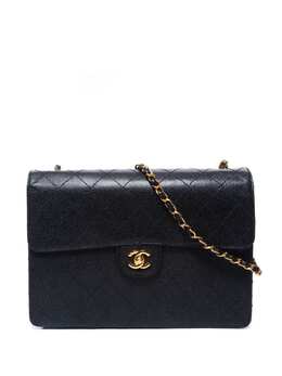 CHANEL Pre-Owned: Чёрная сумка 