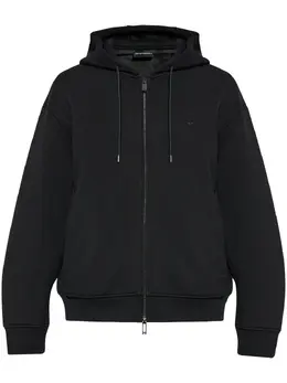 Emporio Armani: Чёрная толстовка 