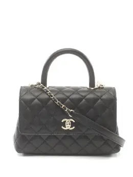 CHANEL Pre-Owned: Чёрная сумка 