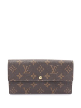 Louis Vuitton Pre-Owned: Коричневый кошелёк 