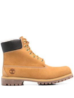 Timberland: Жёлтые ботинки 