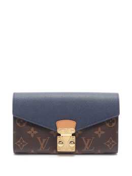 Louis Vuitton Pre-Owned: Коричневый кошелёк 