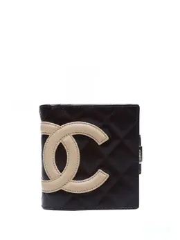 CHANEL Pre-Owned: Тёмный кошелёк 