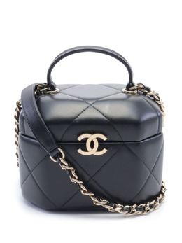 CHANEL Pre-Owned: Чёрная сумка 