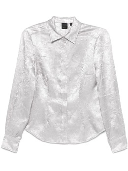 PINKO: Серебристая рубашка 