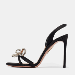 Aquazzura: Чёрные сандалии 