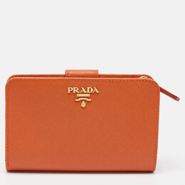 Prada: Оранжевый кошелёк 