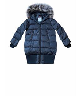 MONCLER: Чёрный пуховик 