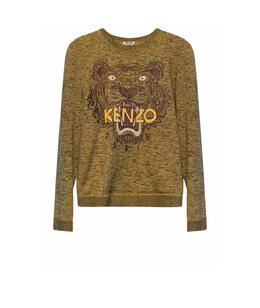 KENZO: Зелёная толстовка 