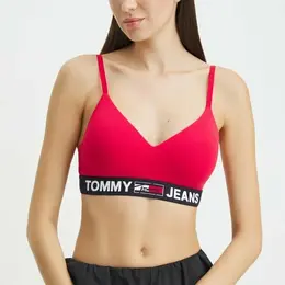 TOMMY HILFIGER: Красный бюстгальтер 