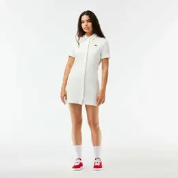 LACOSTE: Белое платье 