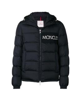 MONCLER: Чёрный пуховик 