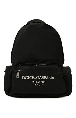 Dolce & Gabbana: Чёрный рюкзак 