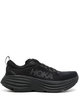 Hoka: Чёрные кроссовки 