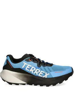 adidas: Голубые кроссовки  Terrex