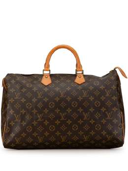 Louis Vuitton Pre-Owned: Коричневая сумка 