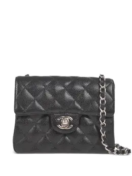 CHANEL Pre-Owned: Чёрная сумка 