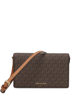 Michael Michael Kors: Коричневая сумка через плечо 