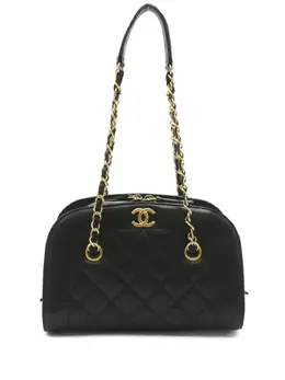 CHANEL Pre-Owned: Чёрная сумка 