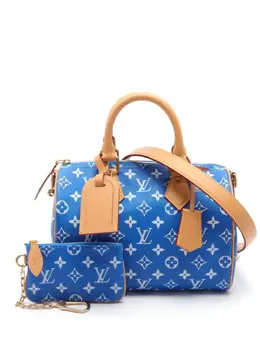 Louis Vuitton Pre-Owned: Голубая сумка 