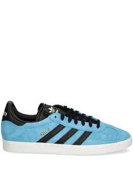 adidas: Голубые кроссовки  Gazelle