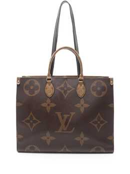 Louis Vuitton Pre-Owned: Коричневая сумка-шоппер 