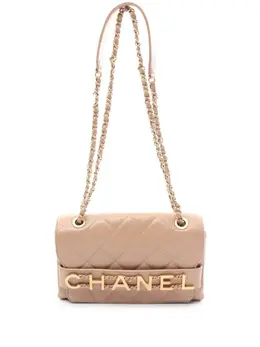 CHANEL Pre-Owned: Бежевая сумка 