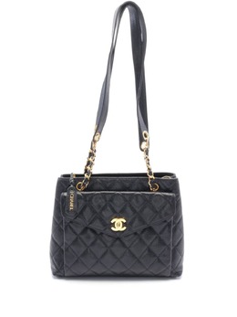 CHANEL Pre-Owned: Чёрная сумка 