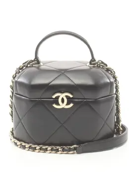 CHANEL Pre-Owned: Чёрная сумка 