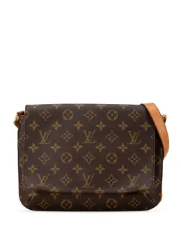 Louis Vuitton Pre-Owned: Коричневая сумка через плечо 