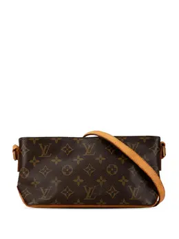 Louis Vuitton Pre-Owned: Коричневая сумка через плечо 