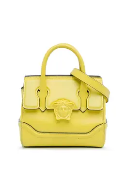 Versace Pre-Owned: Жёлтая сумка 