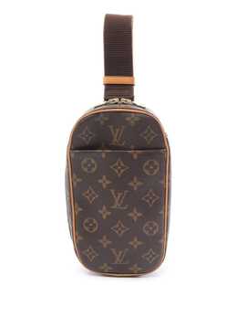 Louis Vuitton Pre-Owned: Коричневая сумка через плечо 