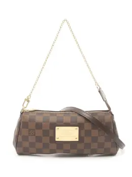 Louis Vuitton Pre-Owned: Коричневый клатч 