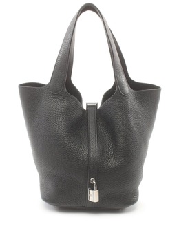 Hermès Pre-Owned: Чёрная сумка-шоппер 