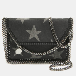 Stella McCartney: Чёрный кошелёк  Falabella