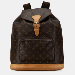 Louis Vuitton: Коричневая сумка 