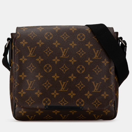 Louis Vuitton: Коричневая сумка 