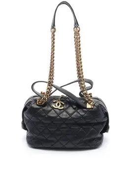 CHANEL Pre-Owned: Чёрная сумка 