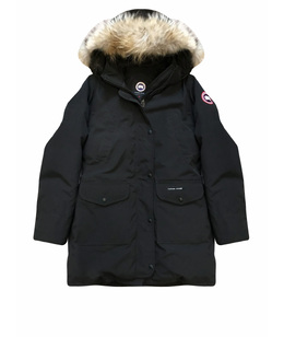 CANADA GOOSE: Чёрный пуховик 