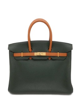 Hermès Pre-Owned: Зелёная сумка 